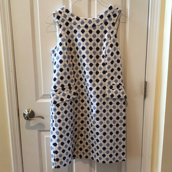 Boden Dresses & Skirts - White and Blue Boden Dress Boden Dresses & Skirts - White and Blue Boden Dress